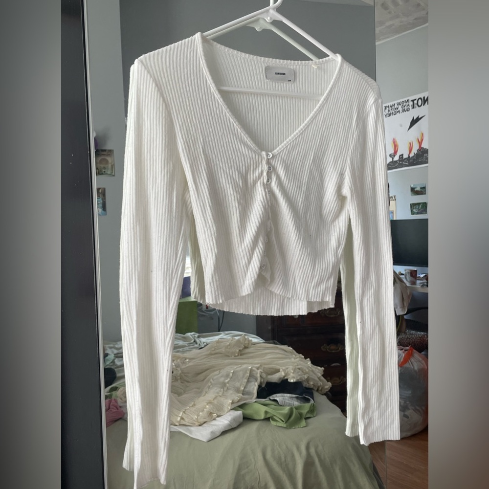 Joah Brown long sleeve soft crop top